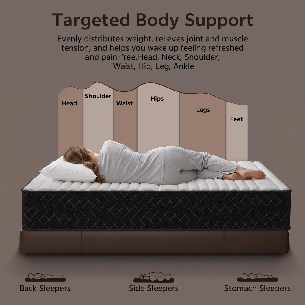 Full Size 12 Inch Hybrid Mattress I22098