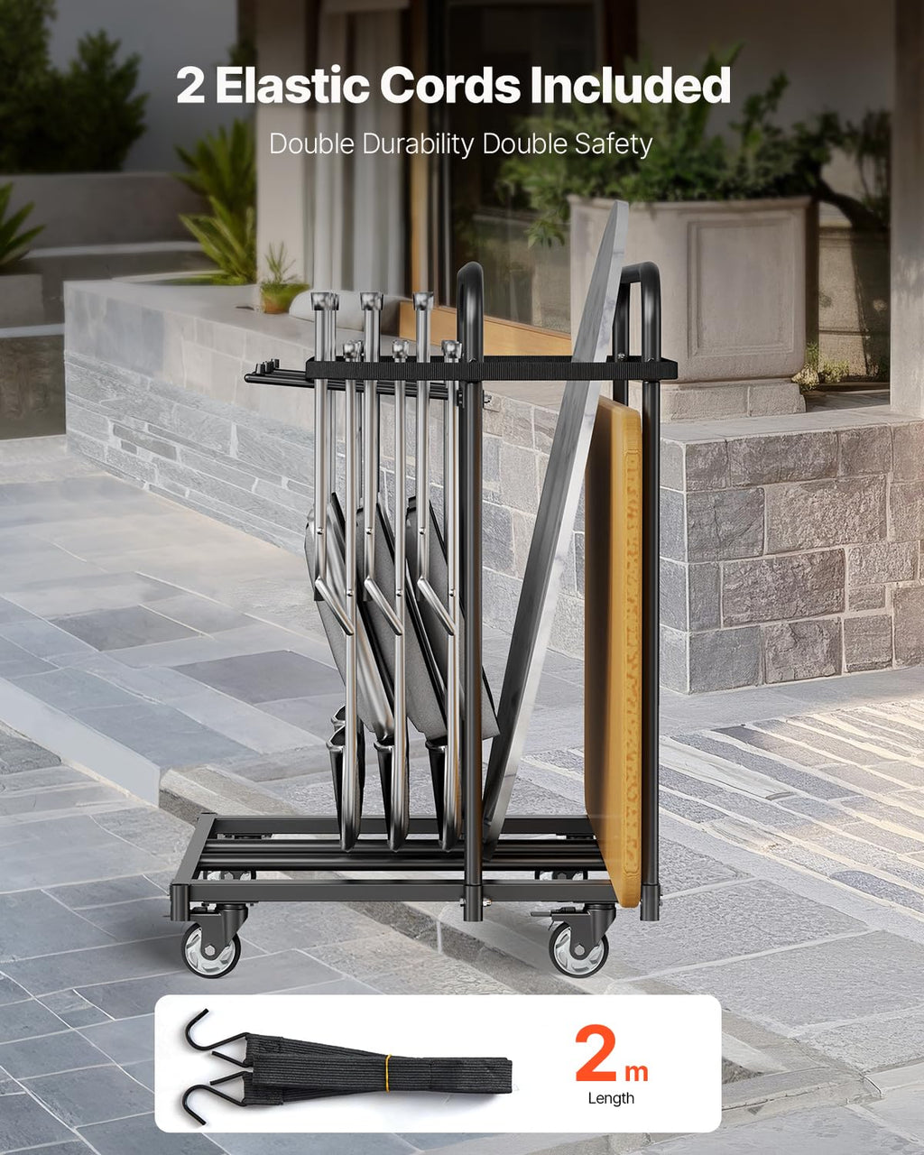 Folding Chair Rack 400 LBS Capacity Heavy-Duty P351902