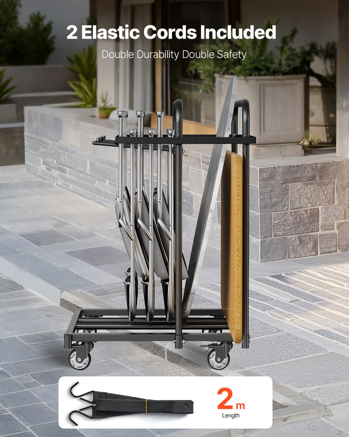 Folding Chair Rack 400 LBS Capacity Heavy-Duty P351902