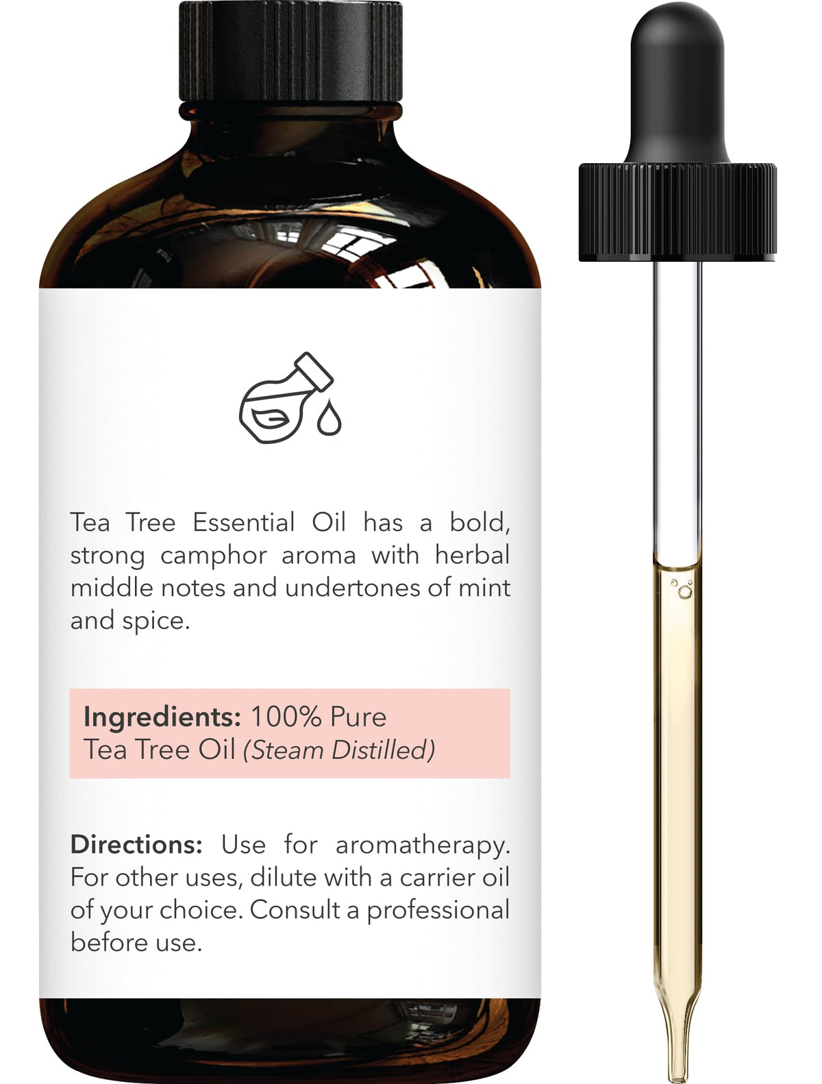 Tea Tree & Grapefruit Essential Oils 4 Fl Oz (Pack of 2) K74381