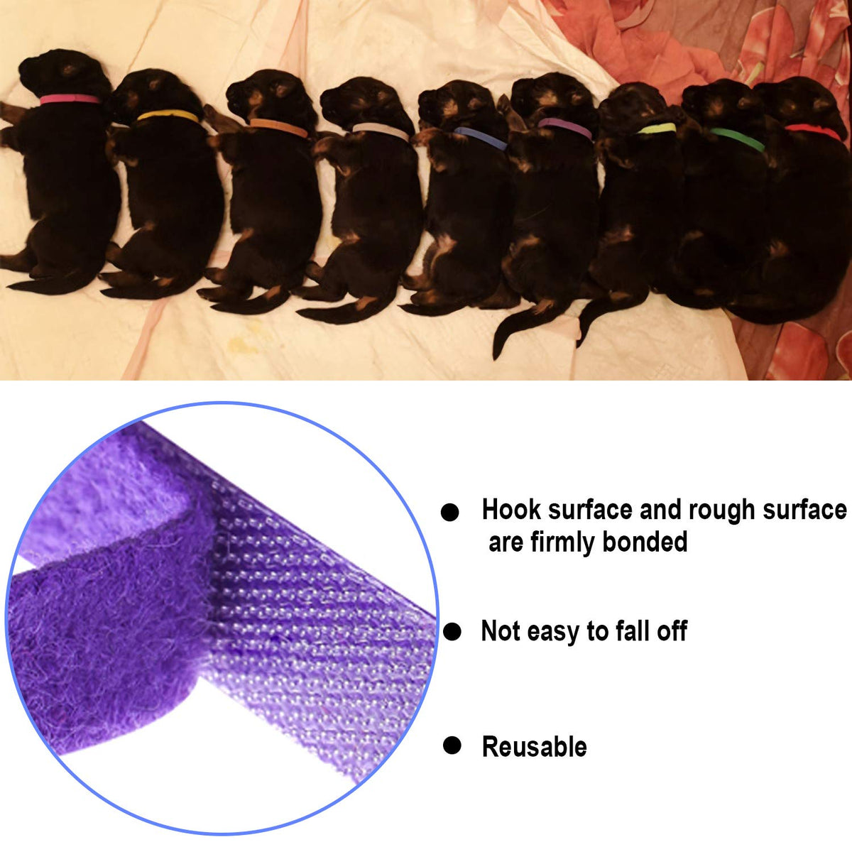 15 Pcs Soft Newborn Pet ID Bands E2426