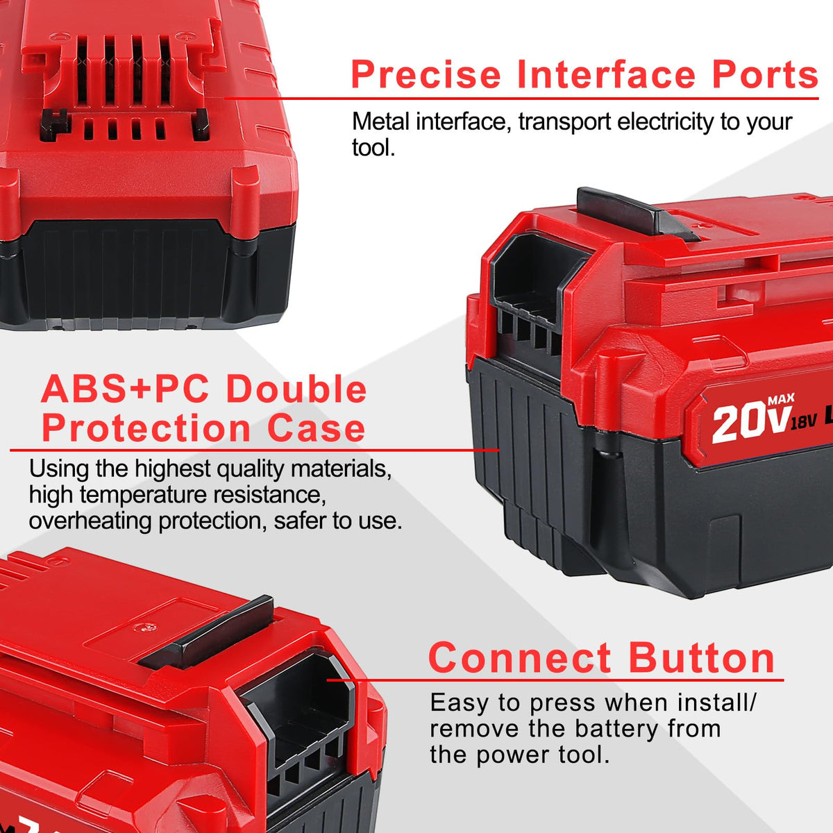 20V 7.0Ah Replacement Battery 2 Pack O53009