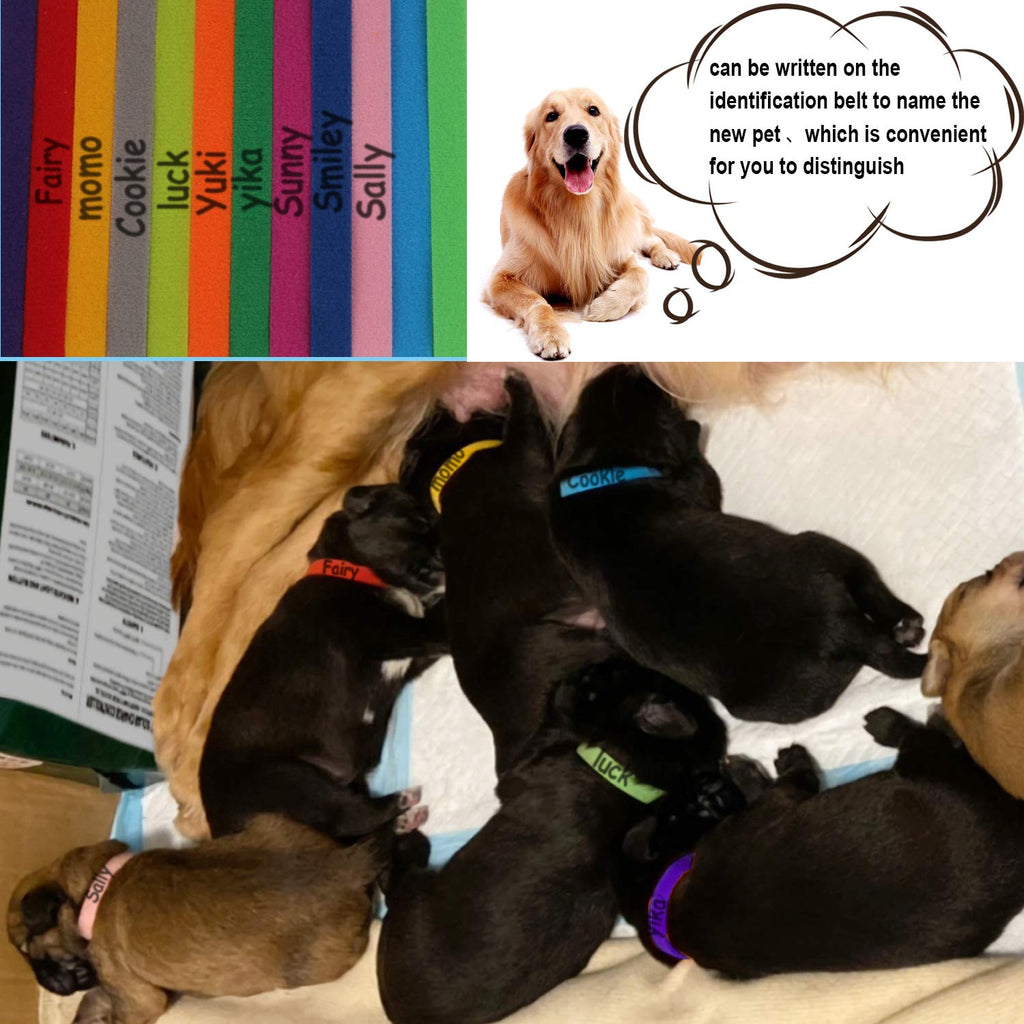 15 Pcs Soft Newborn Pet ID Bands E2426