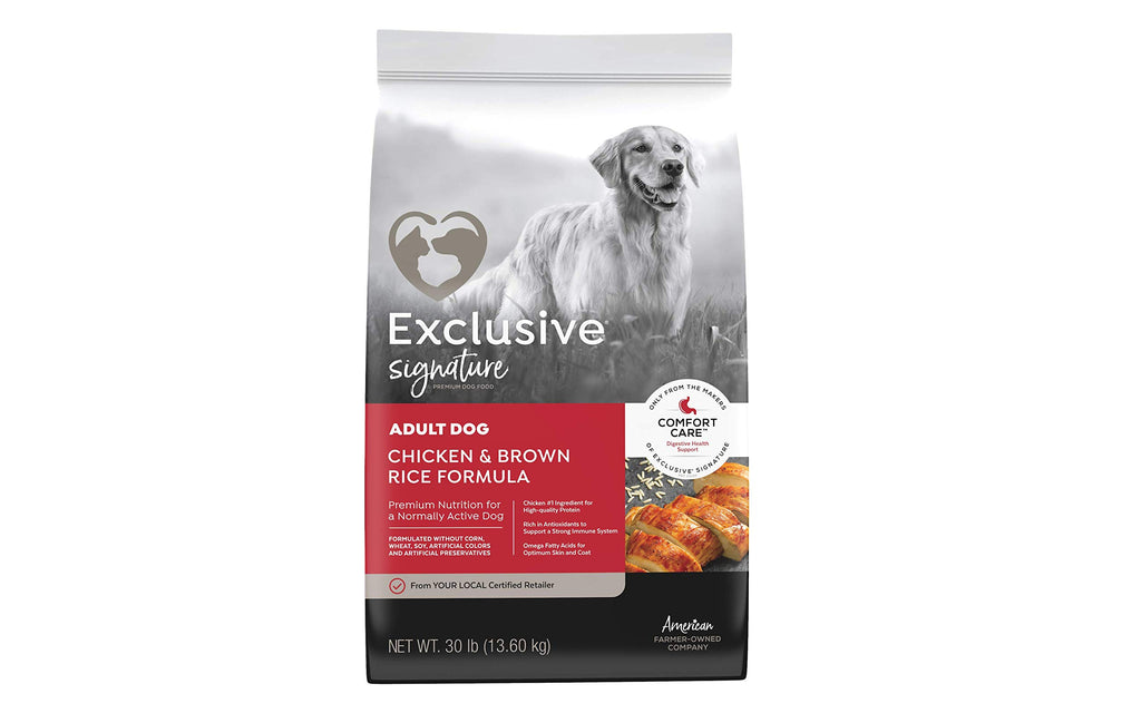 Chicken & Brown Rice Adult Dog Food 30 lb Bag Q41085