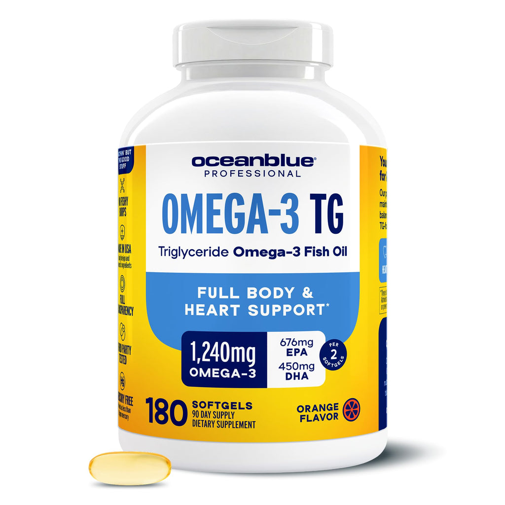 Omega-3 Fish Oil 180 Softgels Q85559