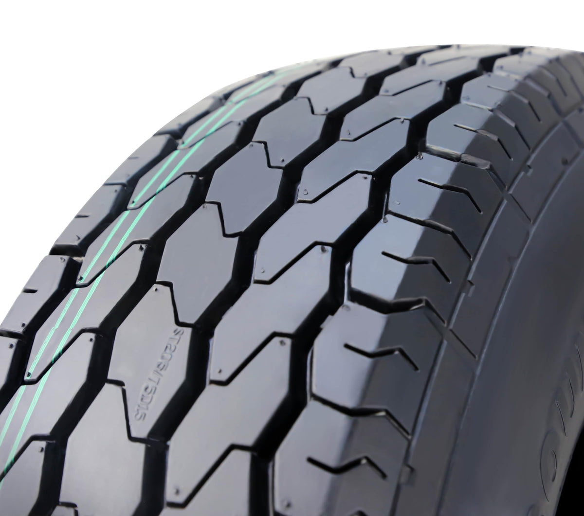 Trailer Tire Wheel ST205/75D15 6PR 101L 5X4.5 White Spoke Pk2 O16189