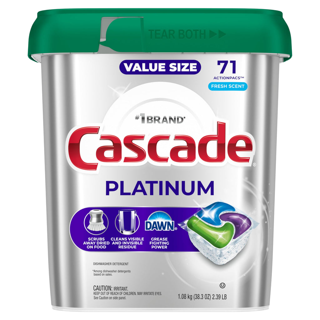 Dishwasher Pods, 71 count N270143