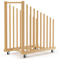 Art Canvas Storage Rack with Wheels and Handle C604