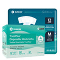 Adult Diapers Medium 12 Count & Wet Wipes 200 Count I746286