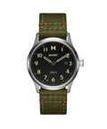 Men's 3 Hand Stainless Steel Nylon Strap Watch 41mm B35543