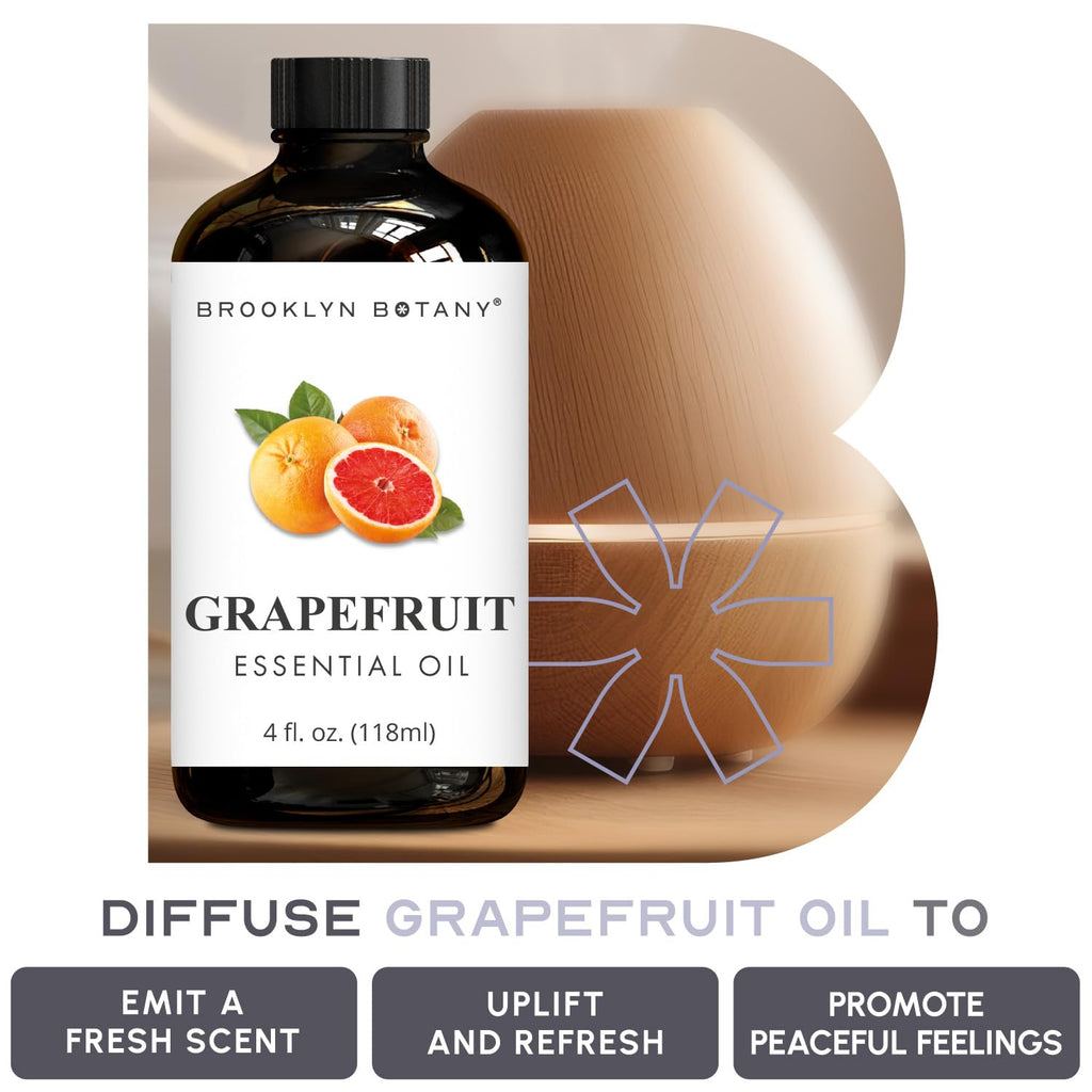 Tea Tree & Grapefruit Essential Oils 4 Fl Oz (Pack of 2) K74381