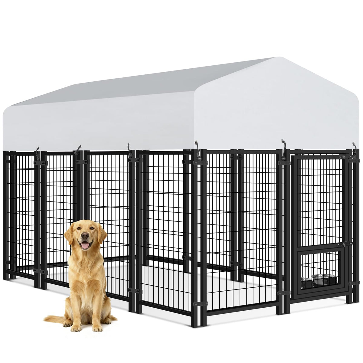 8x4x5FT Outdoor Dog Kennel T291135