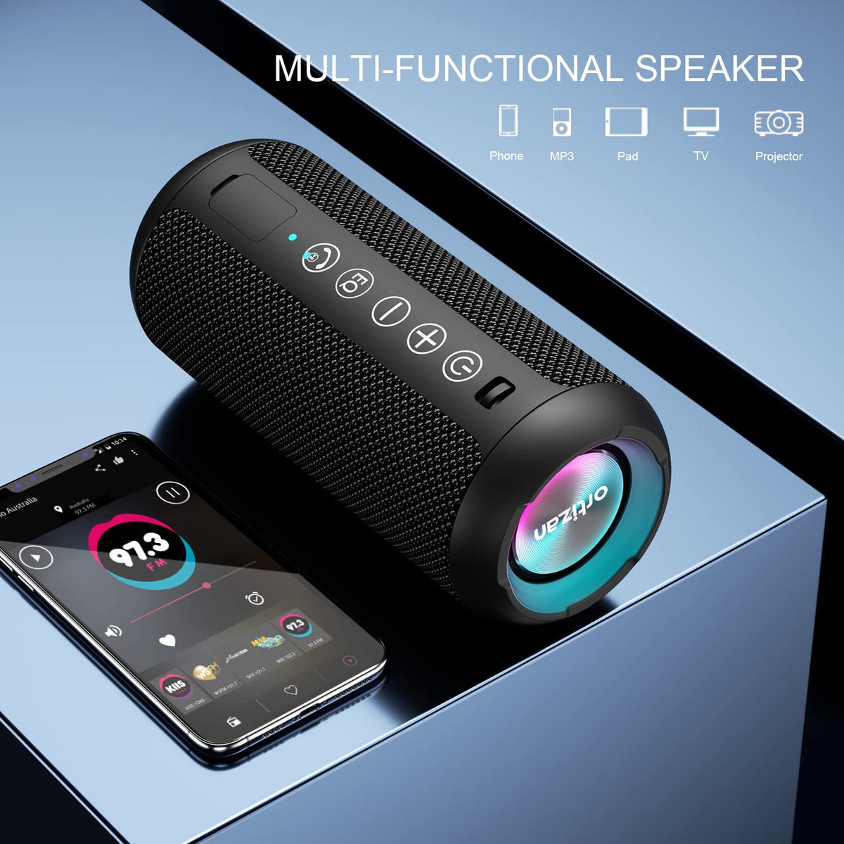 Portable Bluetooth Speaker IPX7 Waterproof O428568