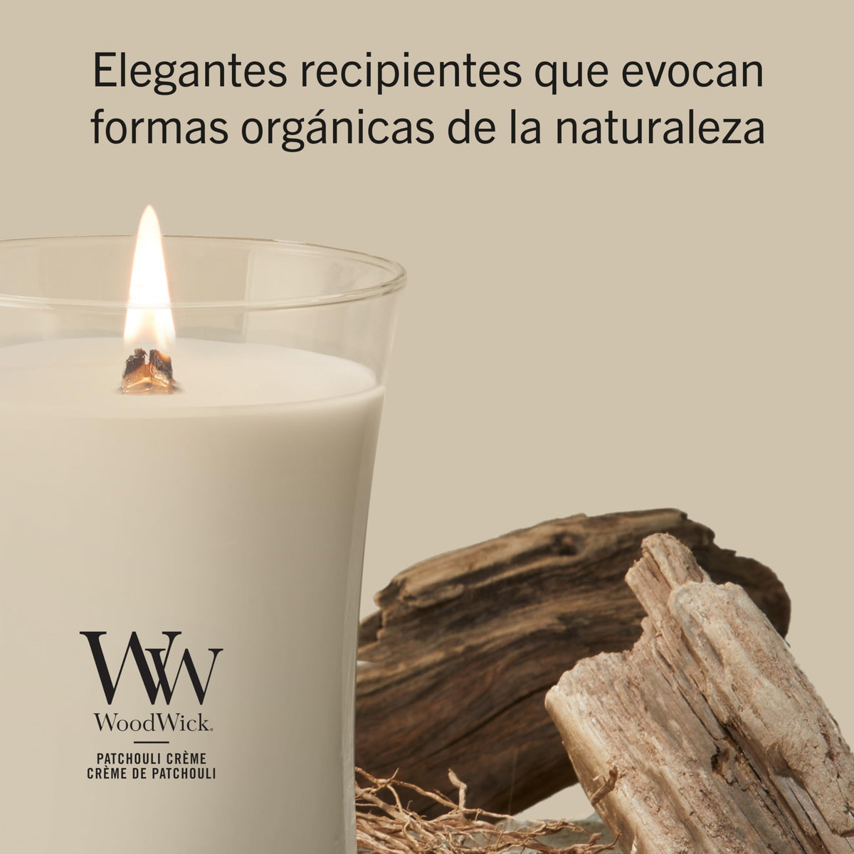 Scented Candle with Crackling Wick Up to 130 Hours H9403
