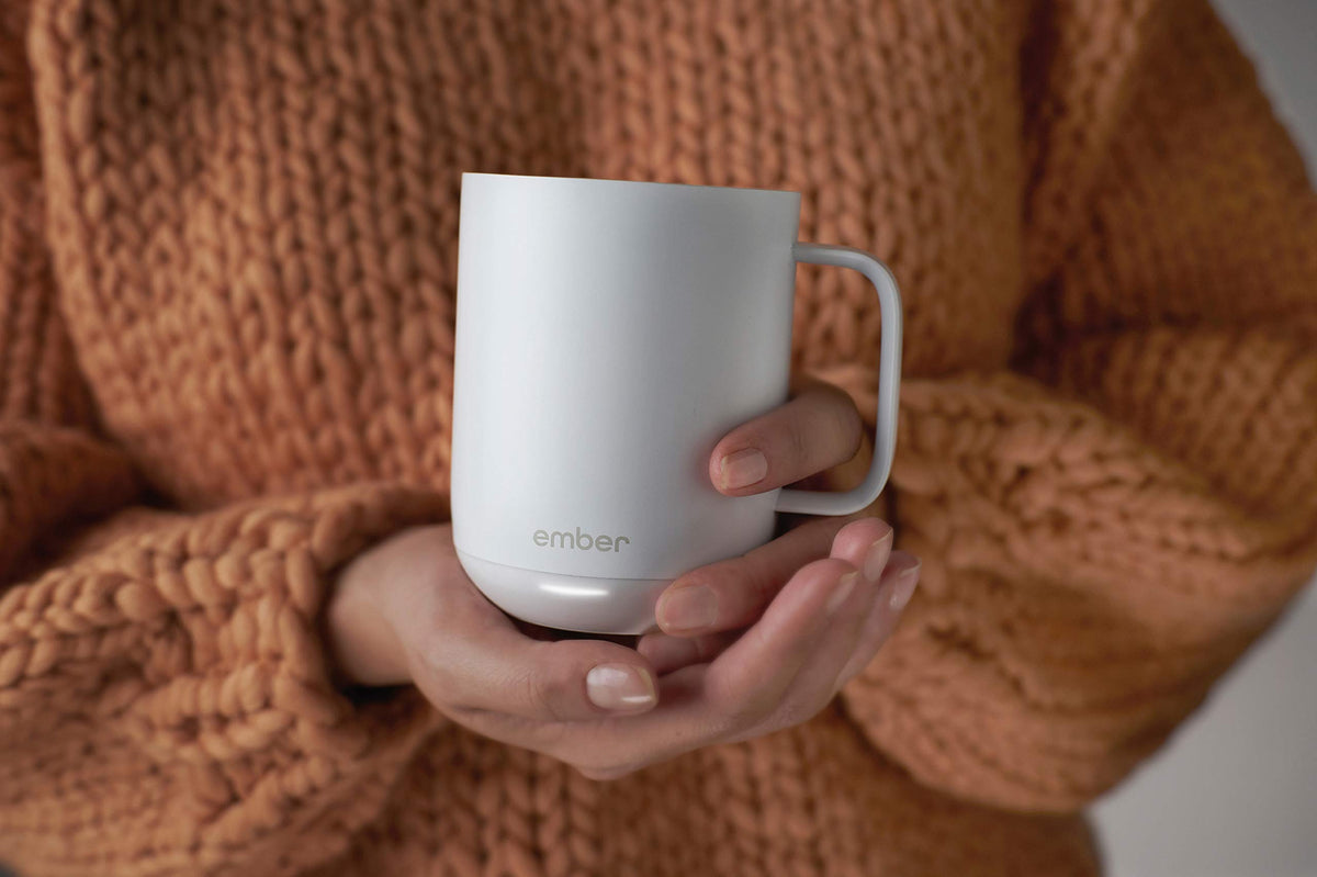 White 10 Ounce Temperature Control Smart Mug U16269