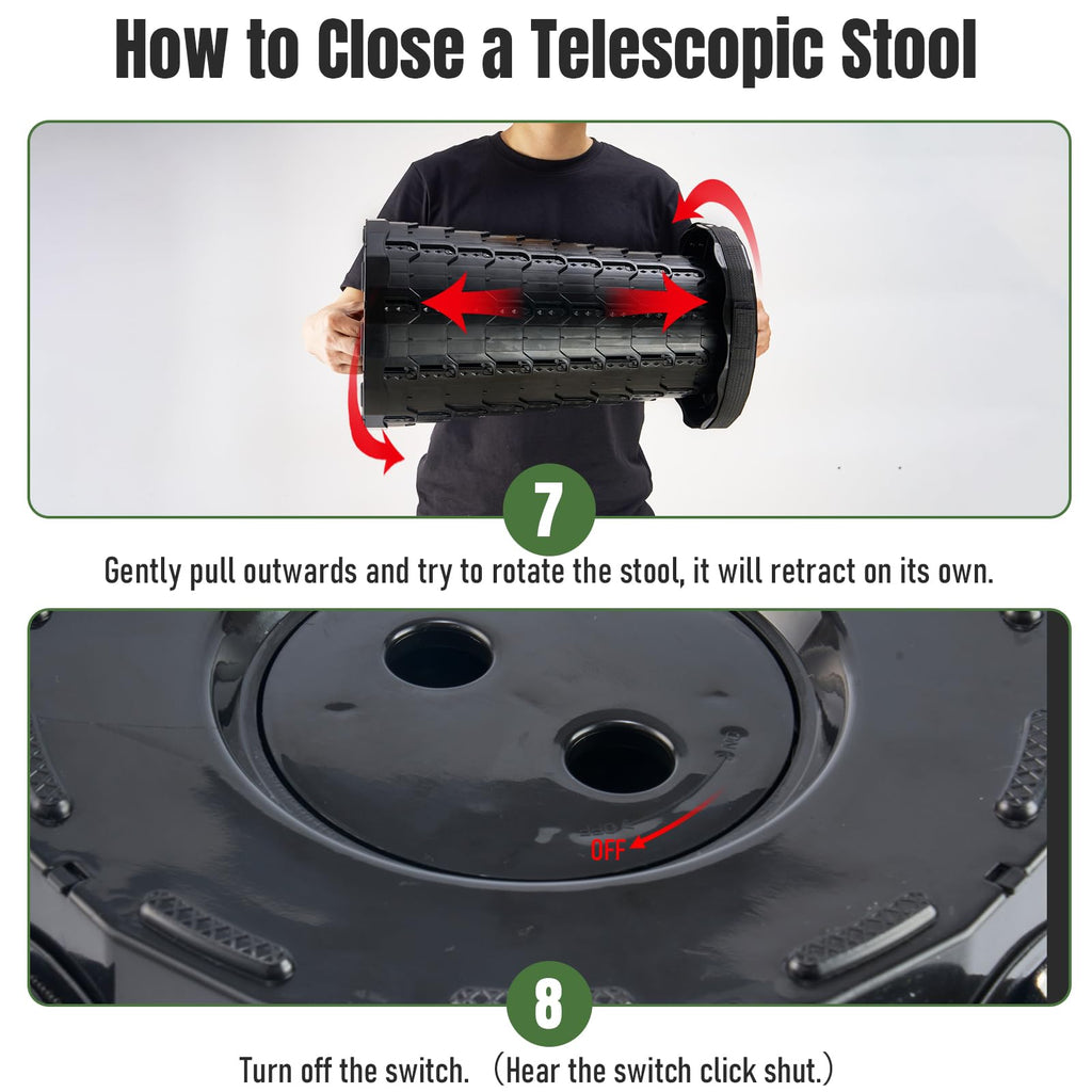 Collapsible Stool 2 Pack G415