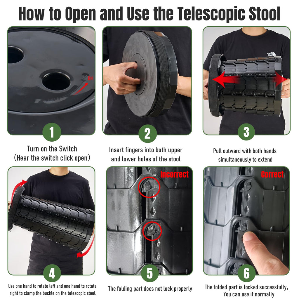 Collapsible Stool 2 Pack G415