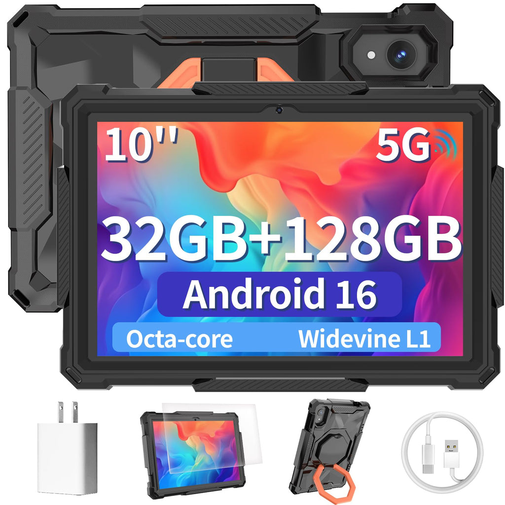 10 Inch Android 16 Tablet 32GB RAM 128GB ROM E68711