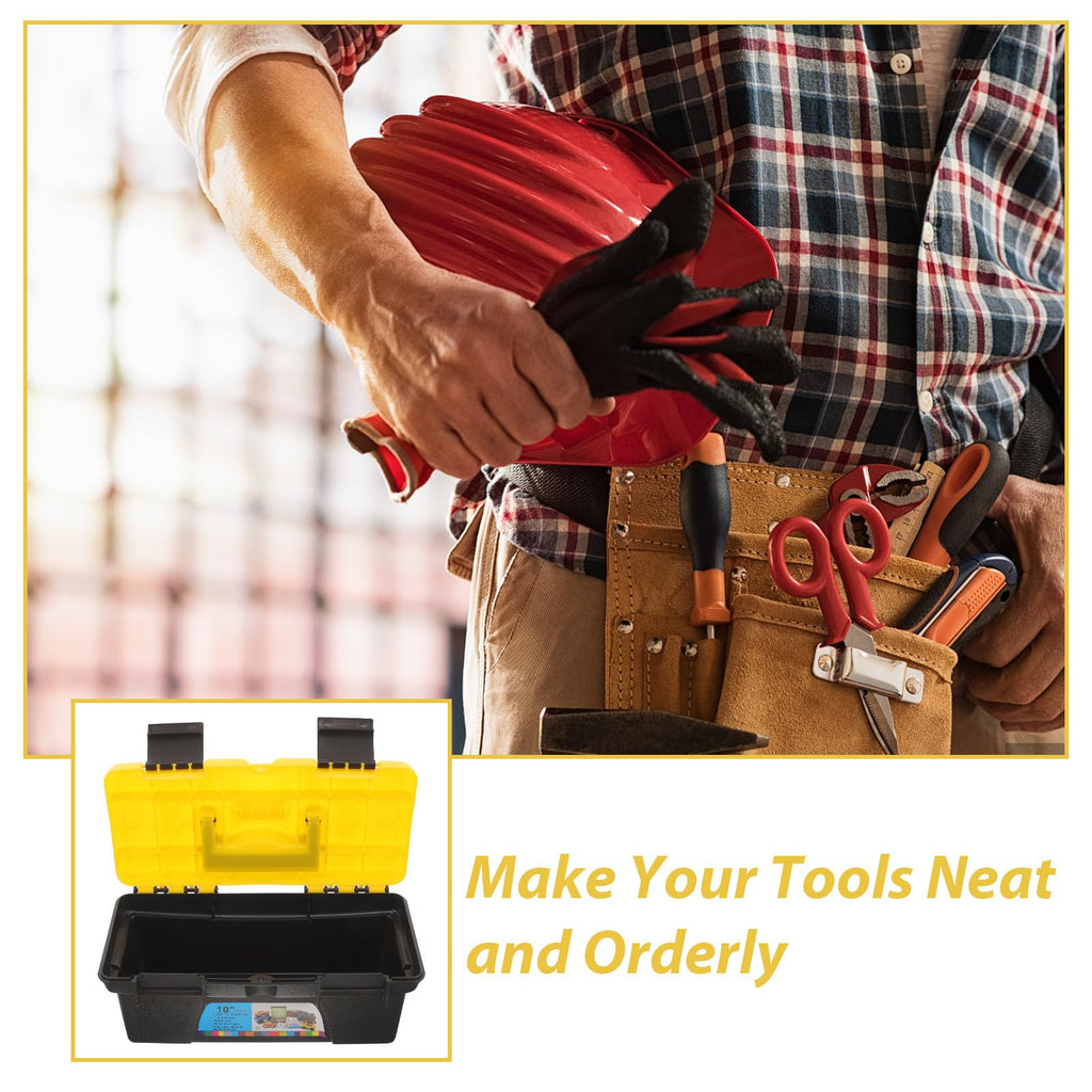 10 Inch Tool Box Organizer Hard Carrying Case E63868