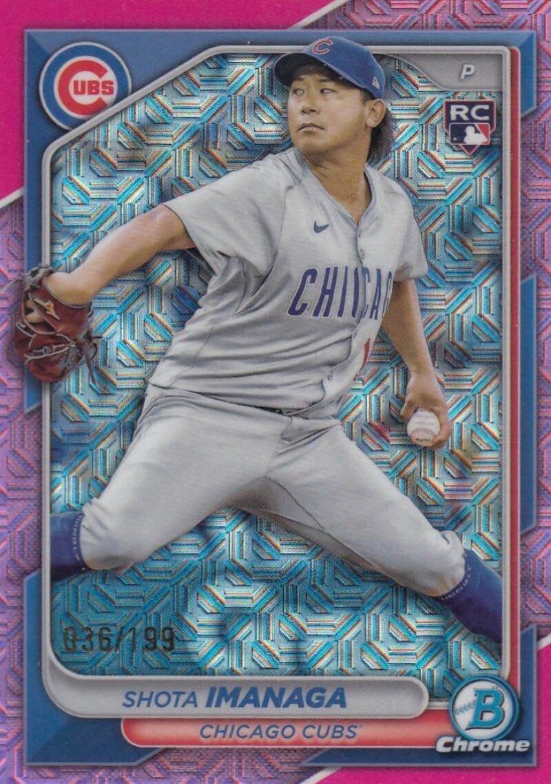 2024 Bowman Chrome Mega Box Mojo Refractor Baseball Trading Card N553