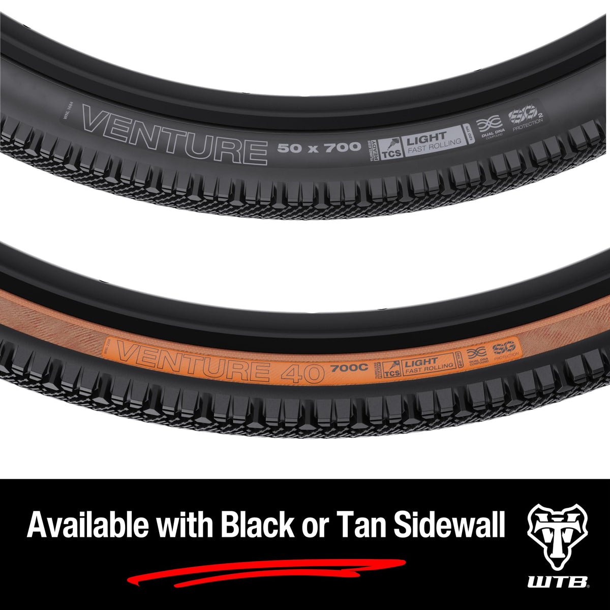 700 x 40 Tubeless Folding Gravel Bike Tire A45232