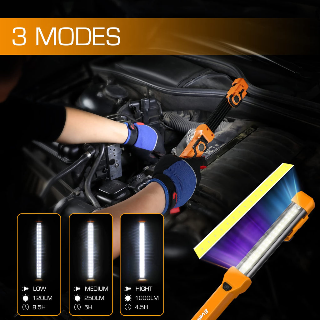 1000LM Rechargeable Magnetic Work Light N469