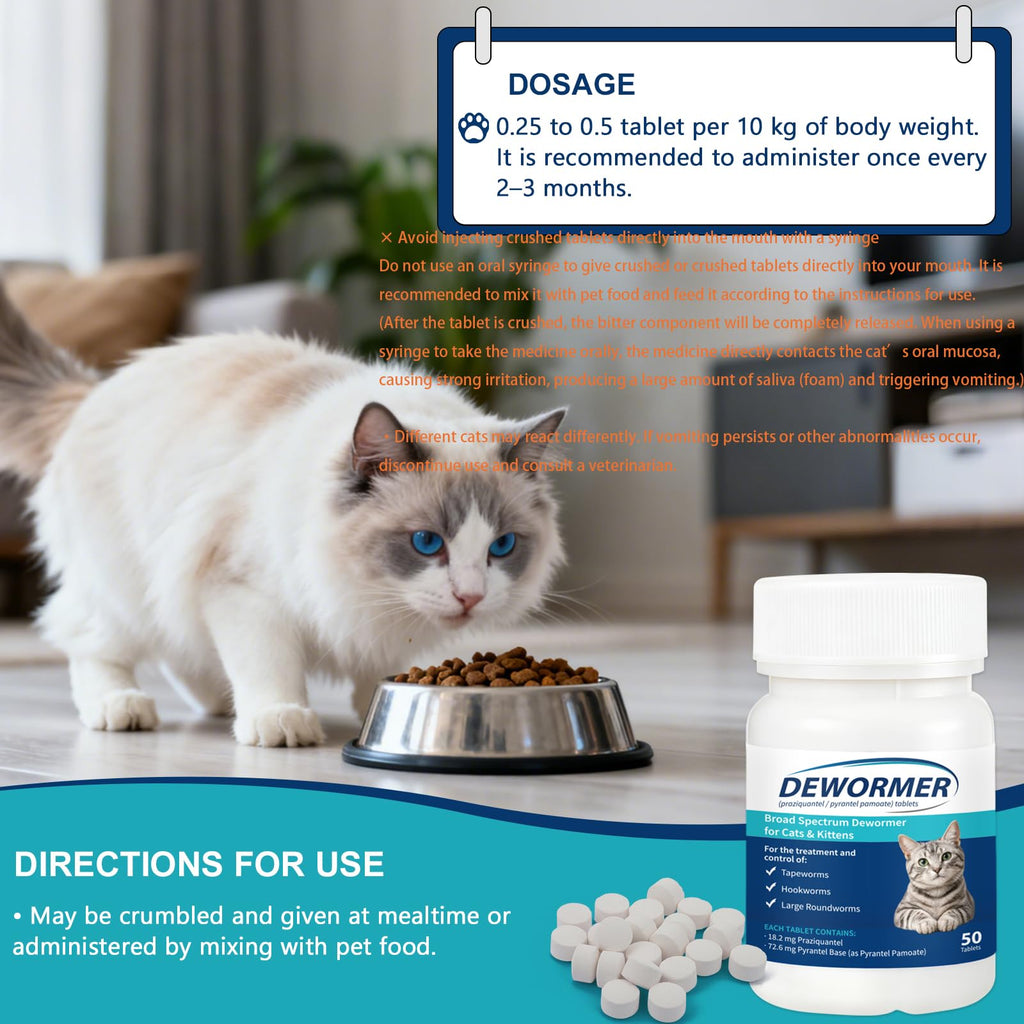 Broad-Spectrum Dewormer 50 Tablets A8529