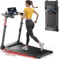 Foldable Treadmill with Incline and Adjustable Handle Bar G2097