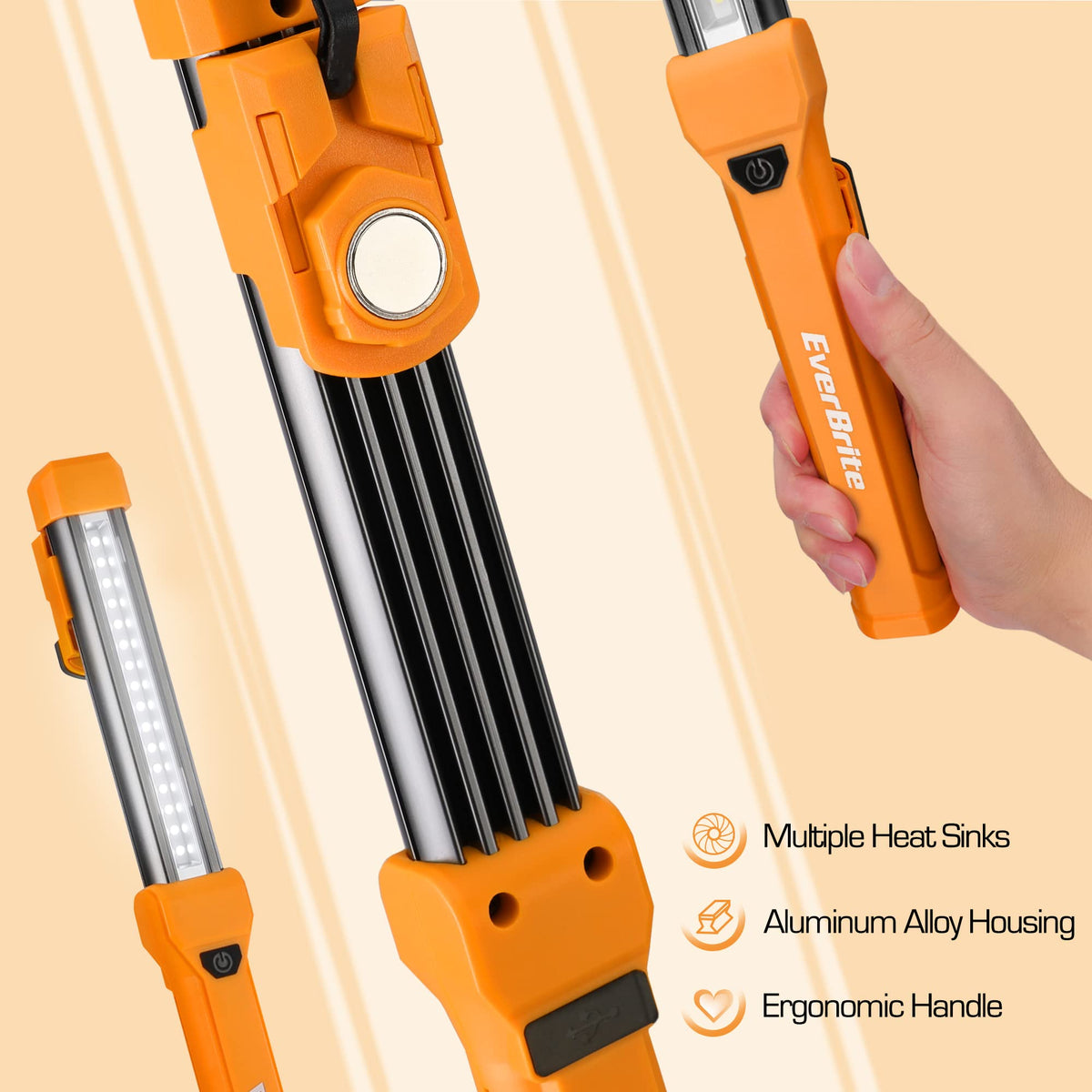 1000LM Rechargeable Magnetic Work Light N469