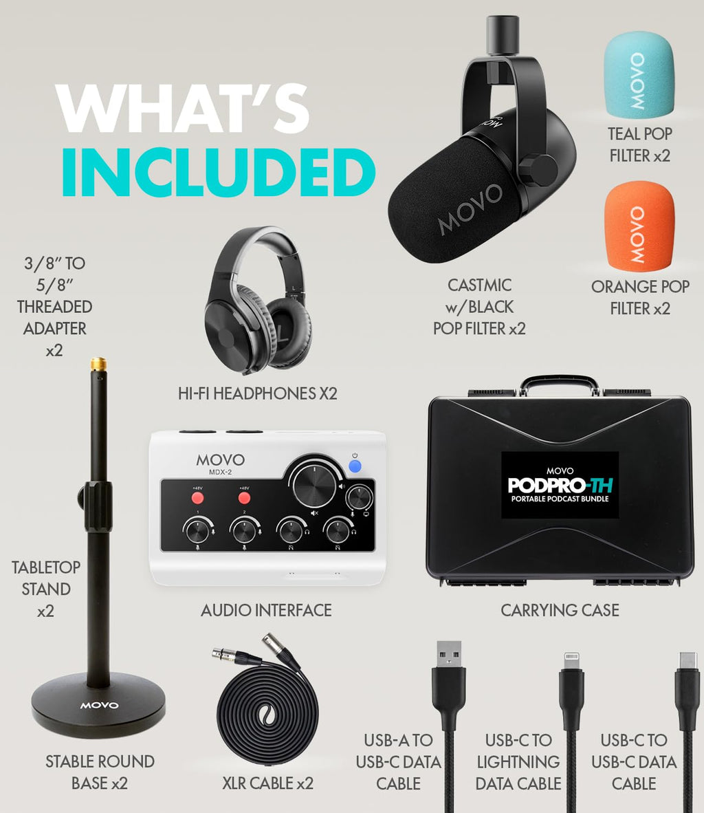 Portable Podcast Equipment Bundle H5813