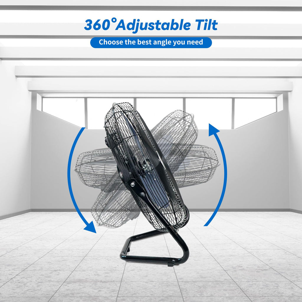 20 Inch High Velocity Industrial Floor Fan S3032