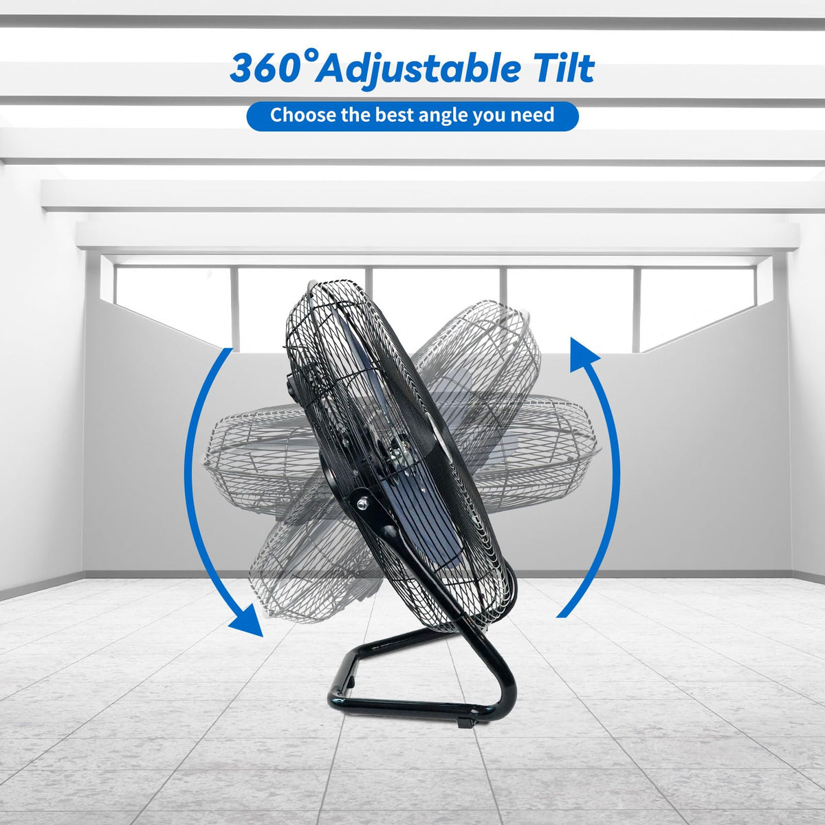 20 Inch High Velocity Industrial Floor Fan S3032