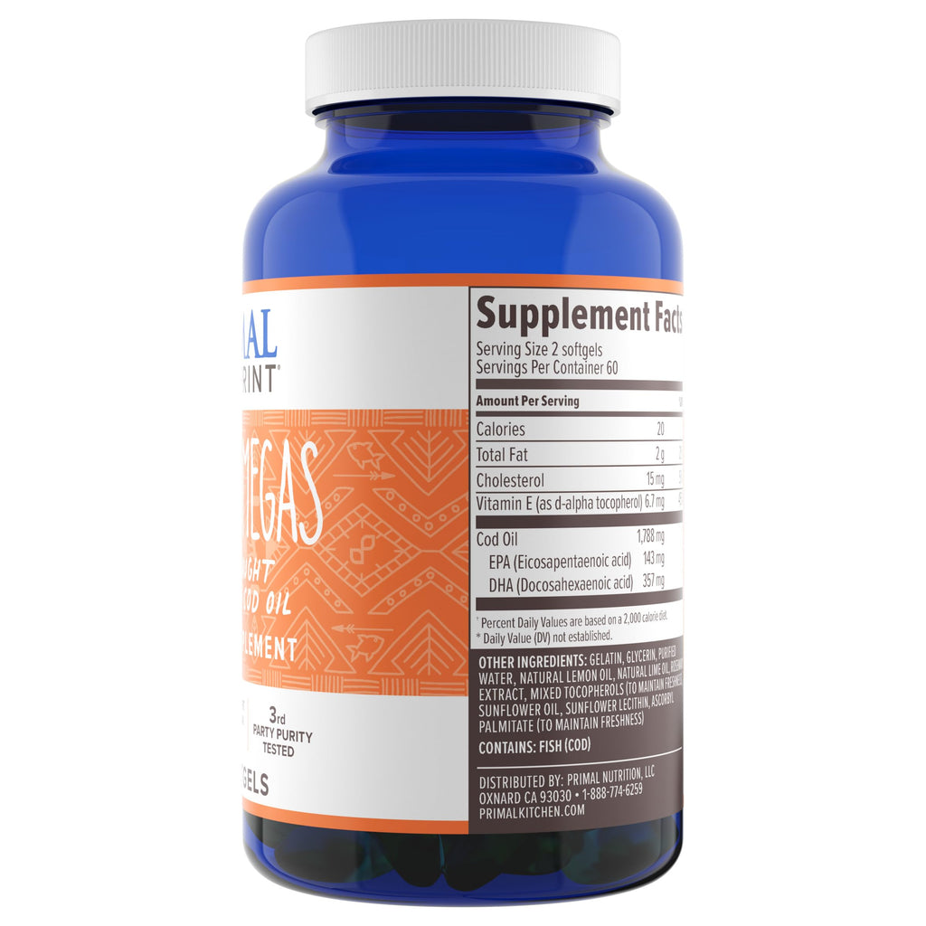 Omega-3 Fatty Acid Daily Supplement, 120 Count C3264