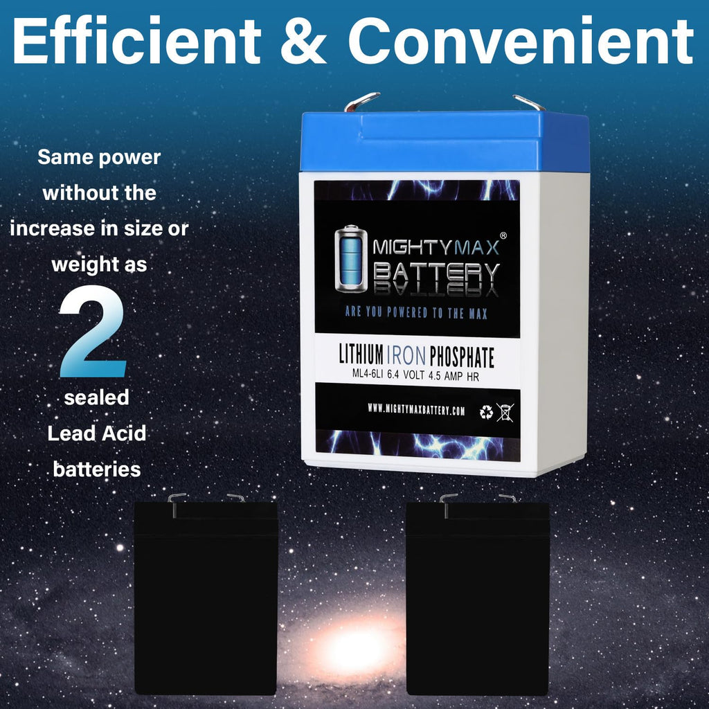 6V 4.5AH Lithium Replacement Battery P695