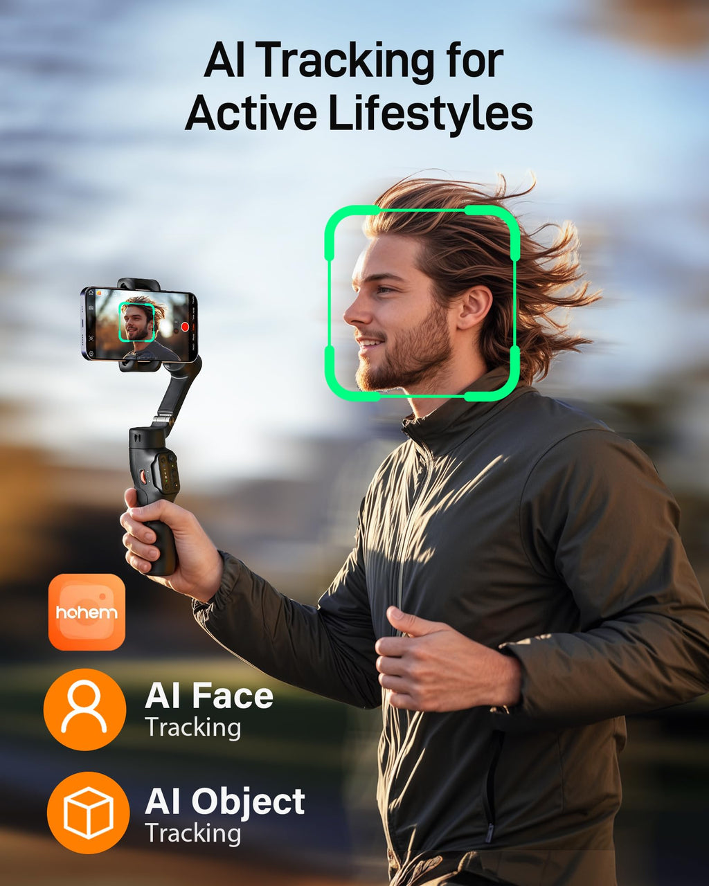 Black 3-Axis Gimbal Stabilizer E883