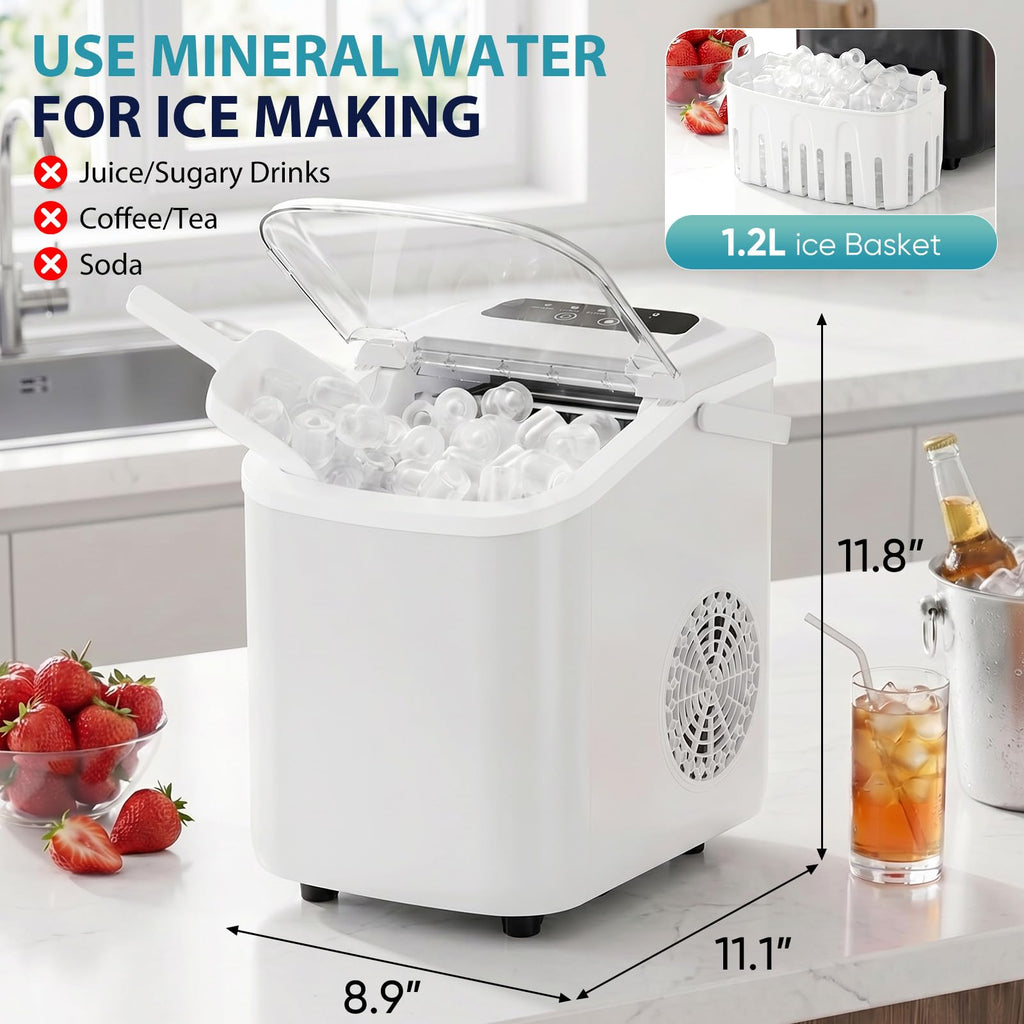 Countertop Ice Maker with Portable Handle S62265