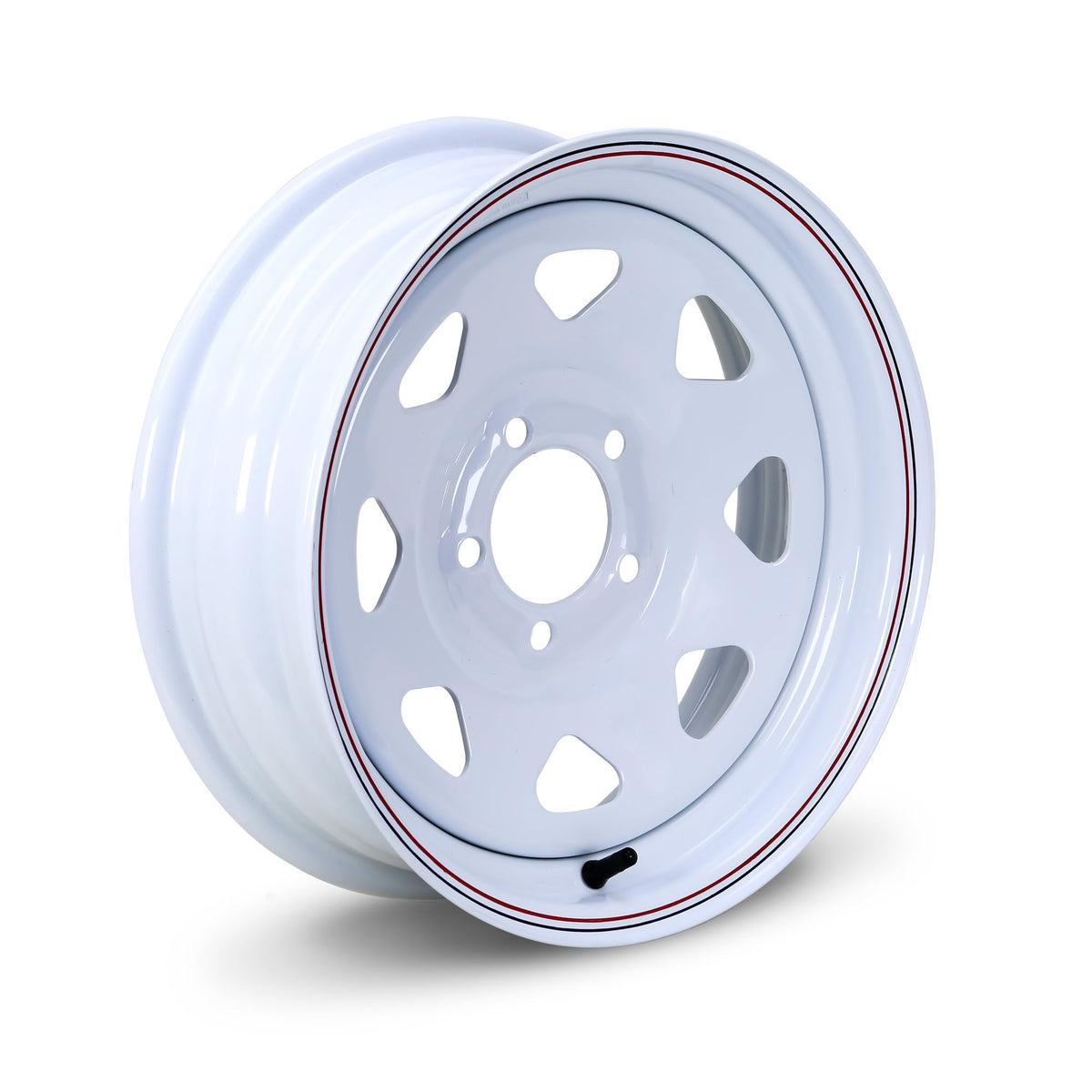 Trailer Tire Wheel ST205/75D15 6PR 101L 5X4.5 White Spoke Pk2 O16189