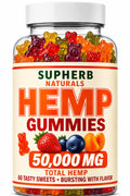 Sugar Free Vegan Hemp Gummies, 60 Count V7037