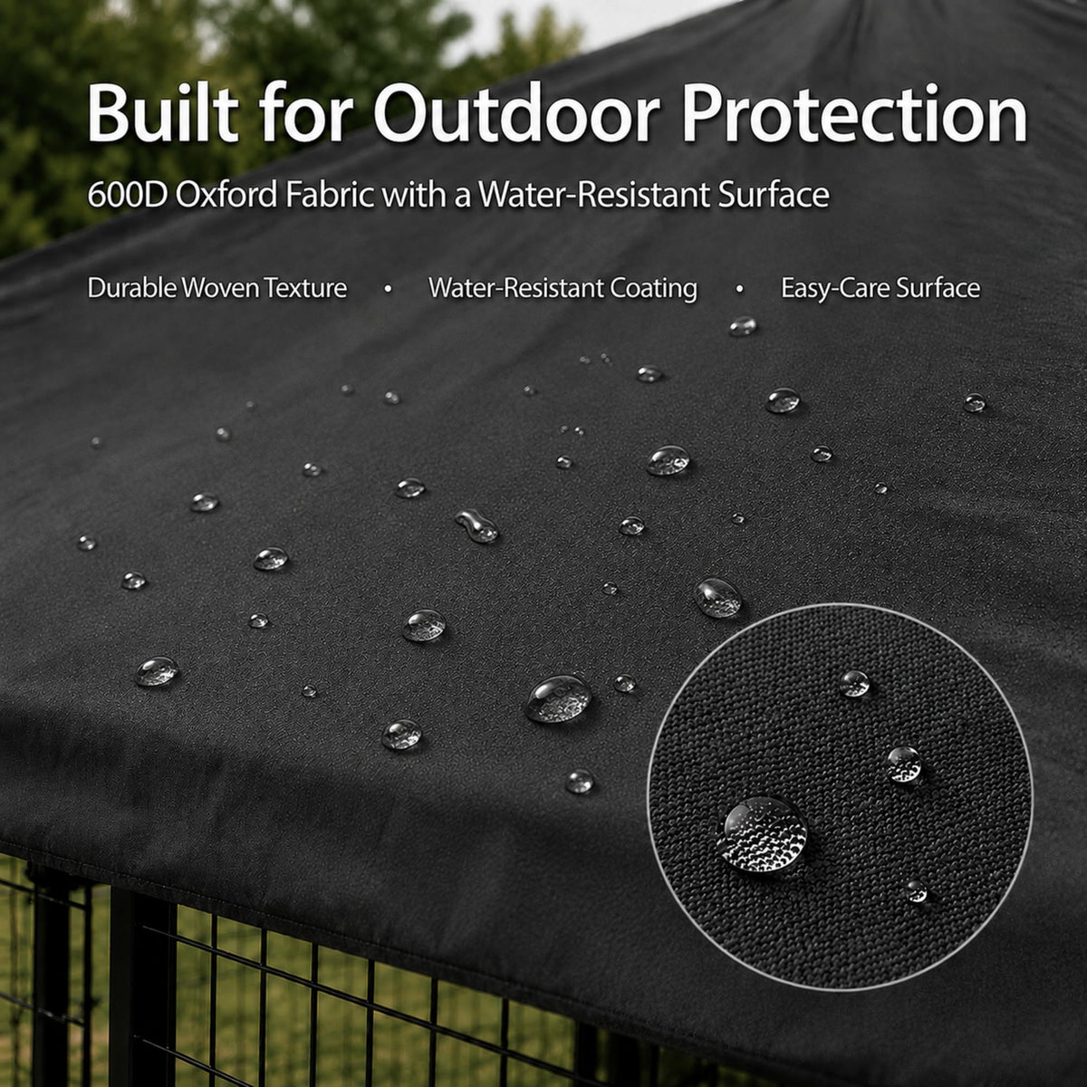 10x10 FT Heavy Duty Waterproof Dog Kennel Cover S368607