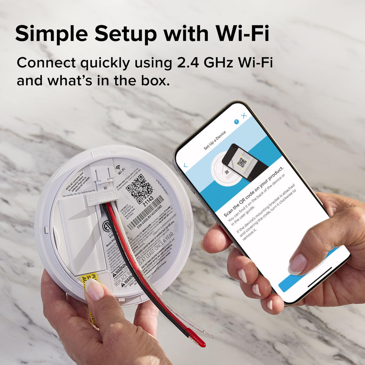 Smart Smoke & CO Detector W199