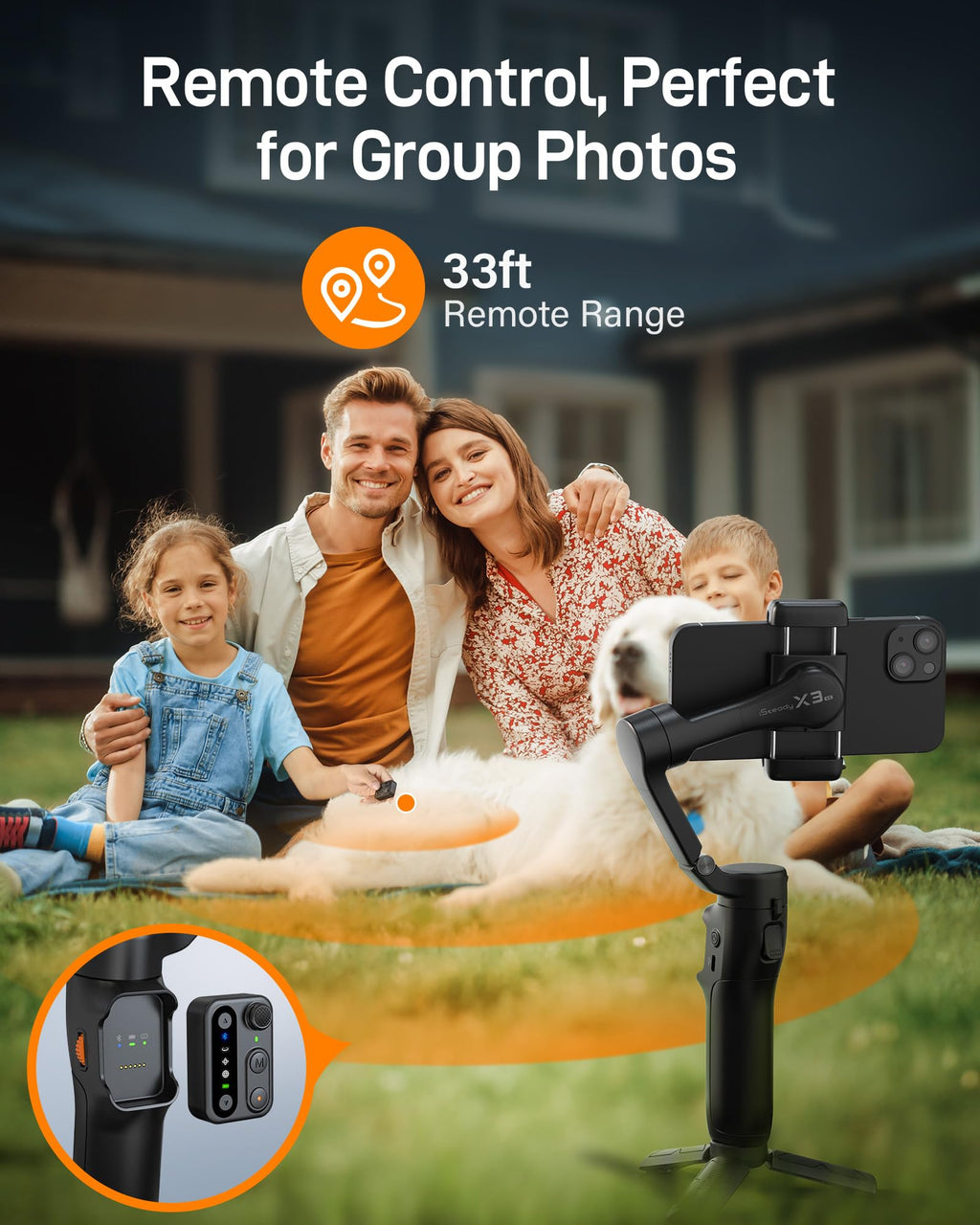 Black 3-Axis Gimbal Stabilizer E883