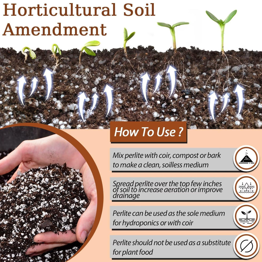 4QT Organic Horticultural Perlite Soil Amendment D199