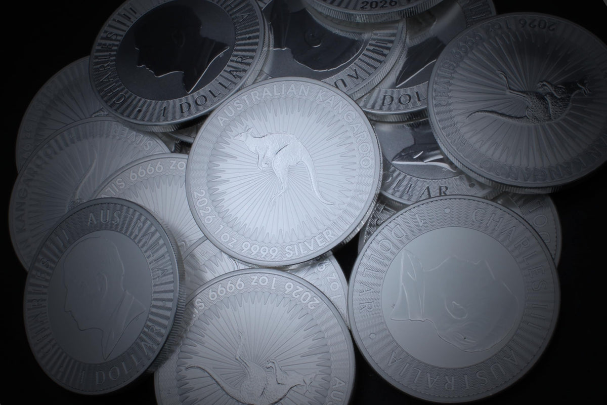 1 oz Australian Silver Kangaroo Brilliant Uncirculated T3800