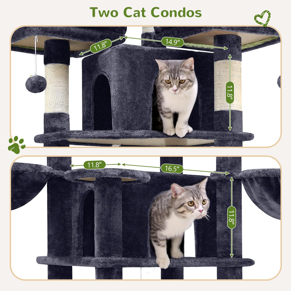 Dark Grey XXL Cat Tower C12103