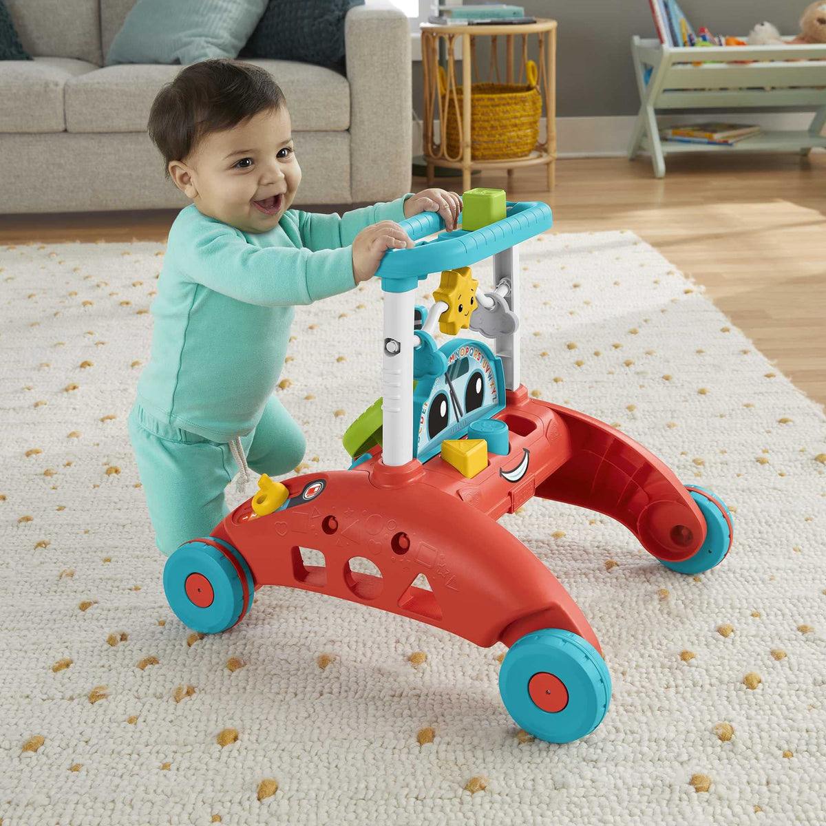 2-Sided Steady Speed Baby Walker with Learning Songs and Sounds H401