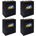 6V 390Ah Deep Cycle Flooded Lead Acid Battery Pack of 4 W308342