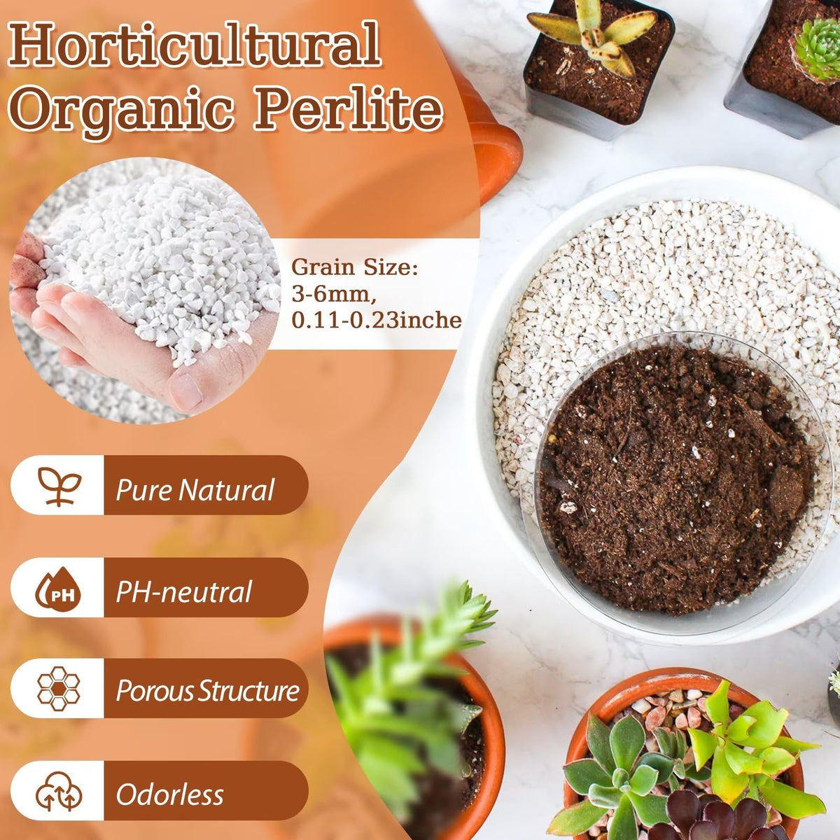 4QT Organic Horticultural Perlite Soil Amendment D199