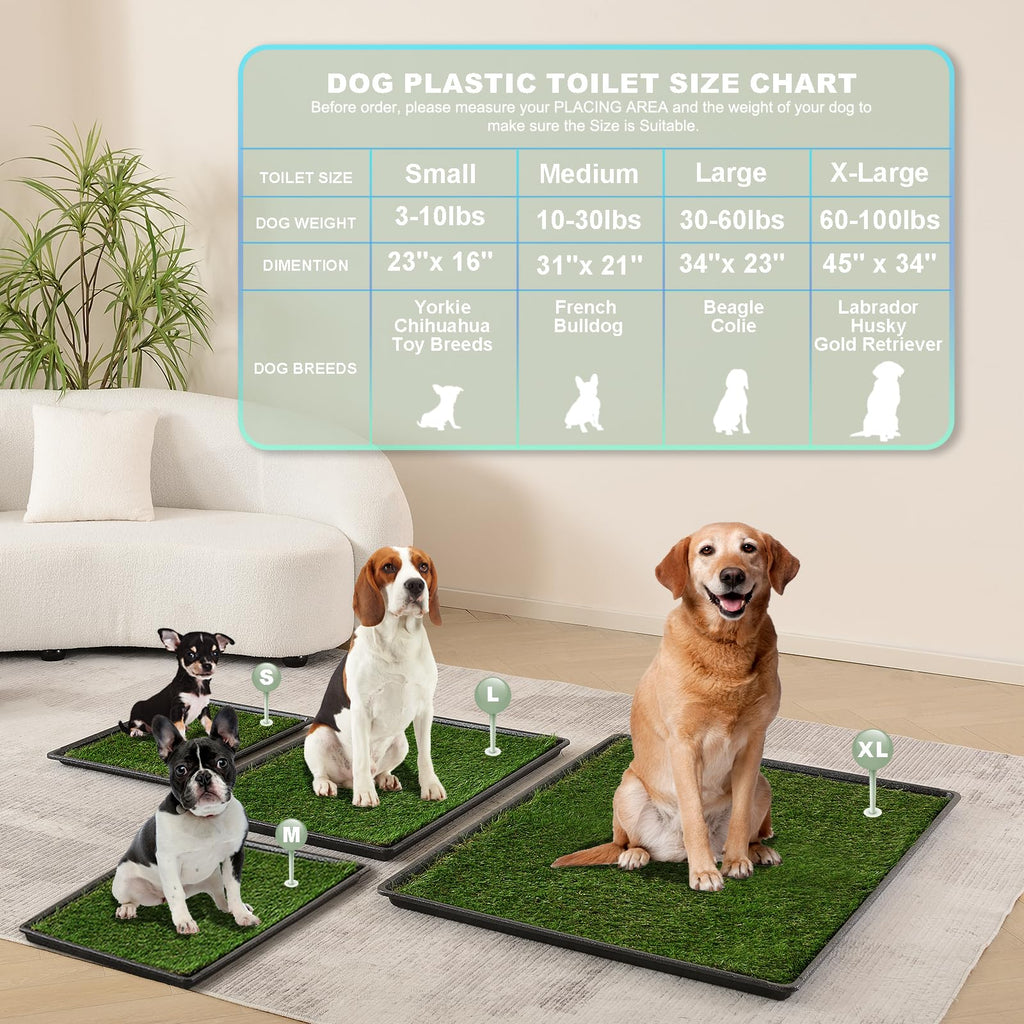 Dog Grass Pad with Tray E8431