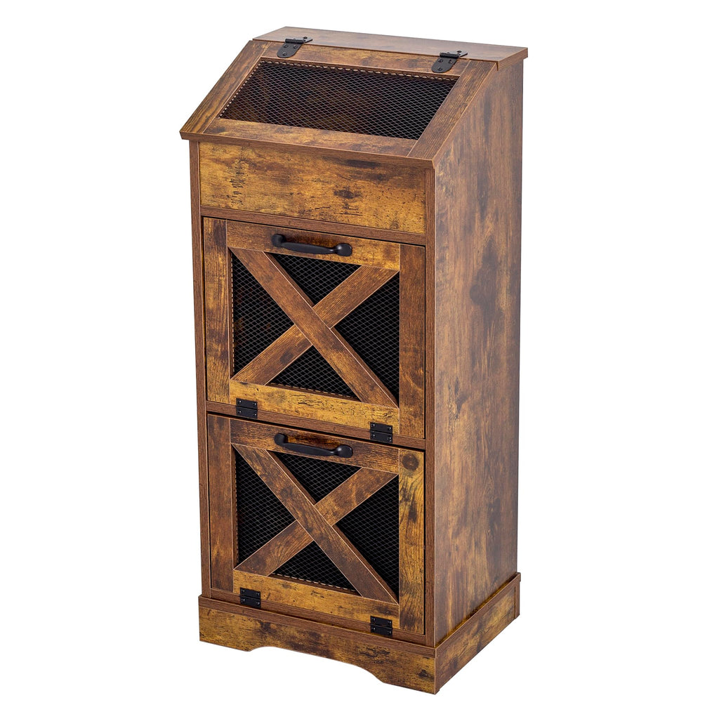 Brown Potato and Onion Storage Bin U7904