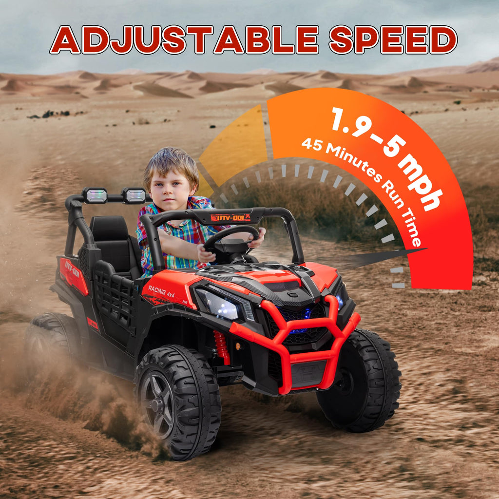 24V 2 Seater Electric Off-Road UTV Truck V4326